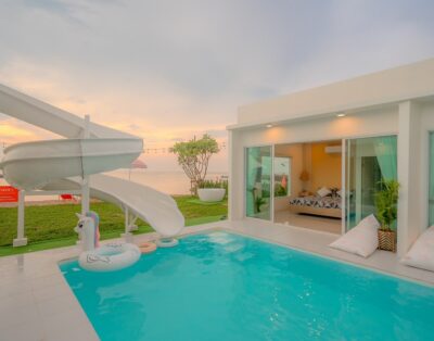 CANARY A Beachfront Chao Samran Beach Phetchaburi Pool Villa บ้านพักพูลวิลล่าติดทะเลหาดเจ้าสำราญ เพชรบุรี