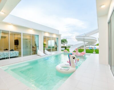 CANARY B Beachfront Chao Samran Beach Phetchaburi Pool Villa บ้านพักพูลวิลล่าติดทะเลหาดเจ้าสำราญ เพชรบุรี