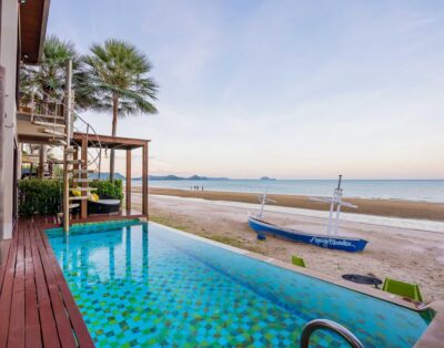 AQUAR Beachfront Samroiyod Pool Villa บ้านพักพูลวิลล่าติดทะเลสามร้อยยอด-ประจวบคีรีขันธ์