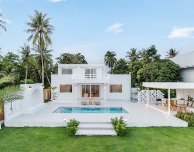THE LA PALMA Beachfront kuiburi Pool Villa บ้านพักพูลวิลล่าติดทะเลกุยบุรี