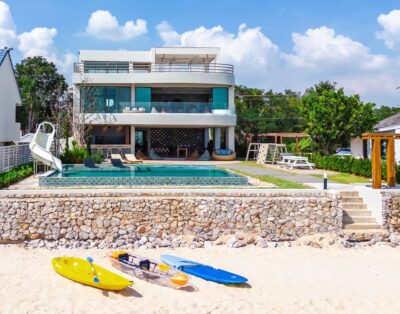 All about beachfront chaam Pool Villa บ้านพักพูลวิลล่าติดทะเลชะอำ