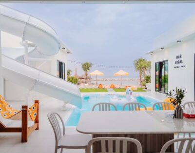 CORAL B Beachfront ChaoSamran  Phetchaburi Pool Villa บ้านพักพูลวิลล่าติดทะเลหาดเจ้าสำราญ เพชรบุรี