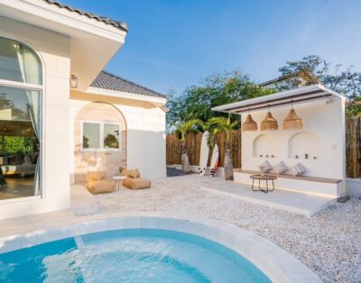 Lagoon beach chaam Pool Villa บ้านพักพูลวิลล่าใกล้ทะเลชะอำเพียง10เมตร