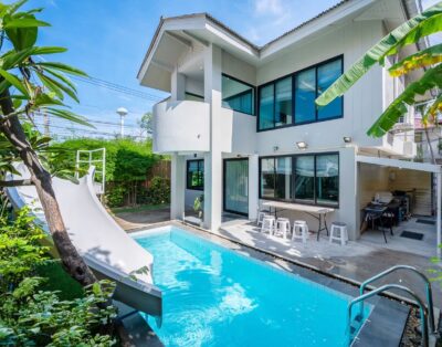Jomtien beach Pattaya Pool Villa บ้านพักพูลวิลล่าใกล้ทะเลพัทยาเพียง200เมตร