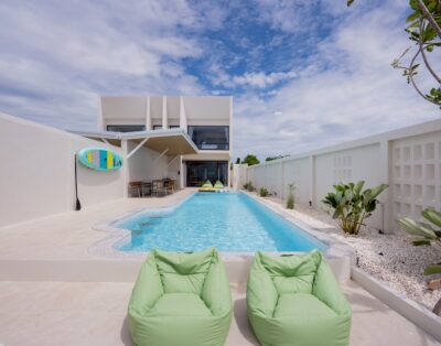 OLIVE Beachfront Chaam pool villa บ้านพักพูลวิลล่าติดทะเลชะอำ